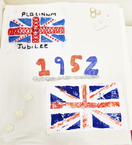 a completed square for the jubilee artwork