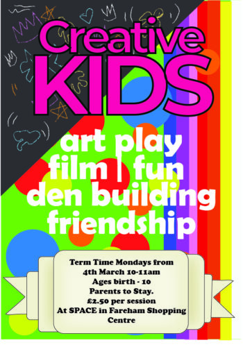 Flyer for Creative Kids starting March 4th 2024